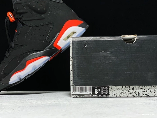 Rep TB Air Black Infrared Retro Jordan 6 384664-060 OG 0816